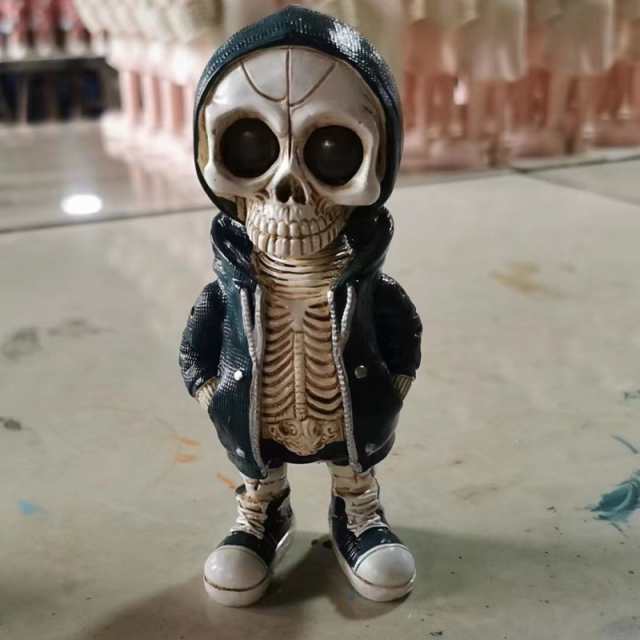ハロウィン 骸骨 飾り スカル 置物 ドクロ人形の装飾品 スケルトン 